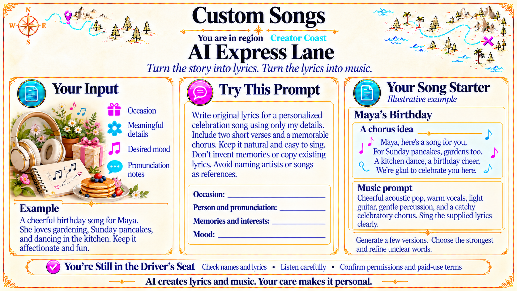 Custom Songs — AI Express Lane original artwork